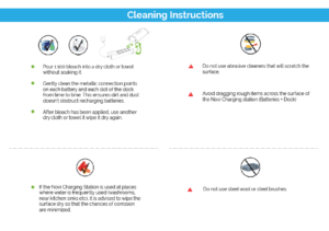 Novi Charging Station Cleaning Instructions for Corona Virus 2
